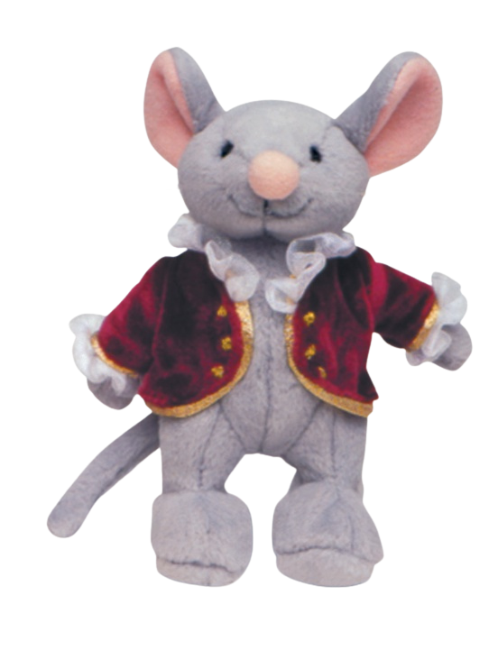 Mozart Mouse plush mascot from Music for Little Mozarts curriculum.